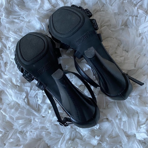 Kenneth Cole REACTION Strappy Platform Pump Heels 6 1/2 - Picture 8 of 12